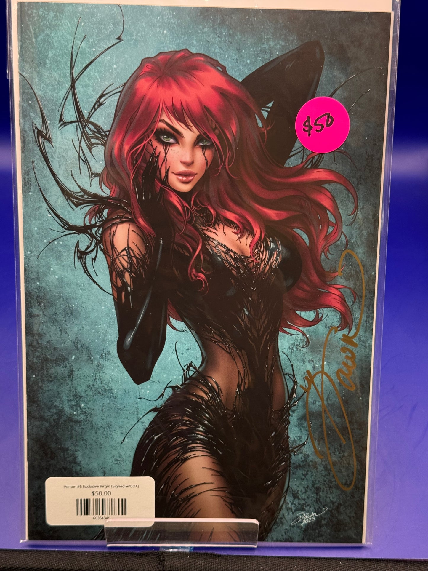 Venom #5 Exclusive Virgin (Signed w/COA)