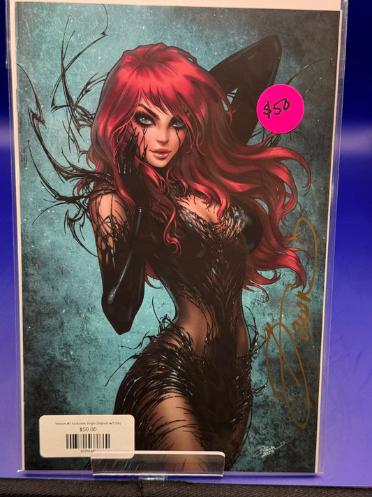 Venom #5 Exclusive Virgin (Signed w/COA)