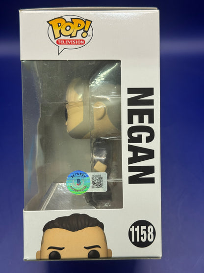 Funko Pop #1158 Negan Walking signed by Jeffery Dean Morgan (Beckett Authentication)