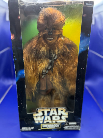 Star Wars Chewbacca In Chains Action Collection Figure 12" Kenner 1998 Signed
