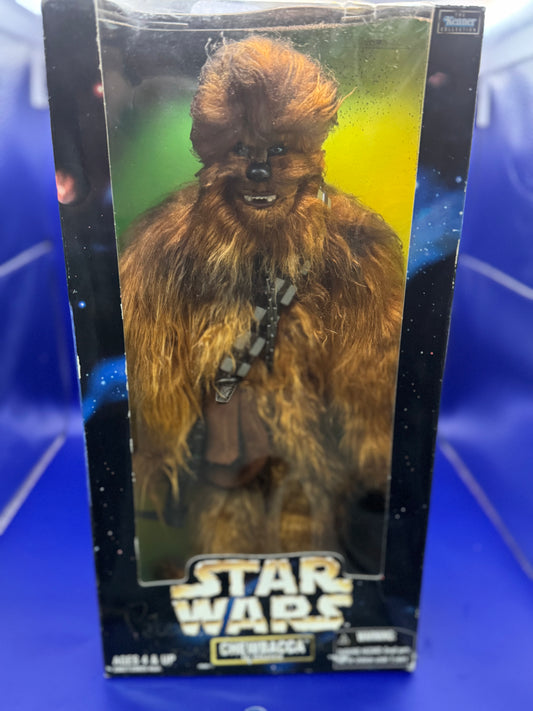 Star Wars Chewbacca In Chains Action Collection Figure 12" Kenner 1998 Signed