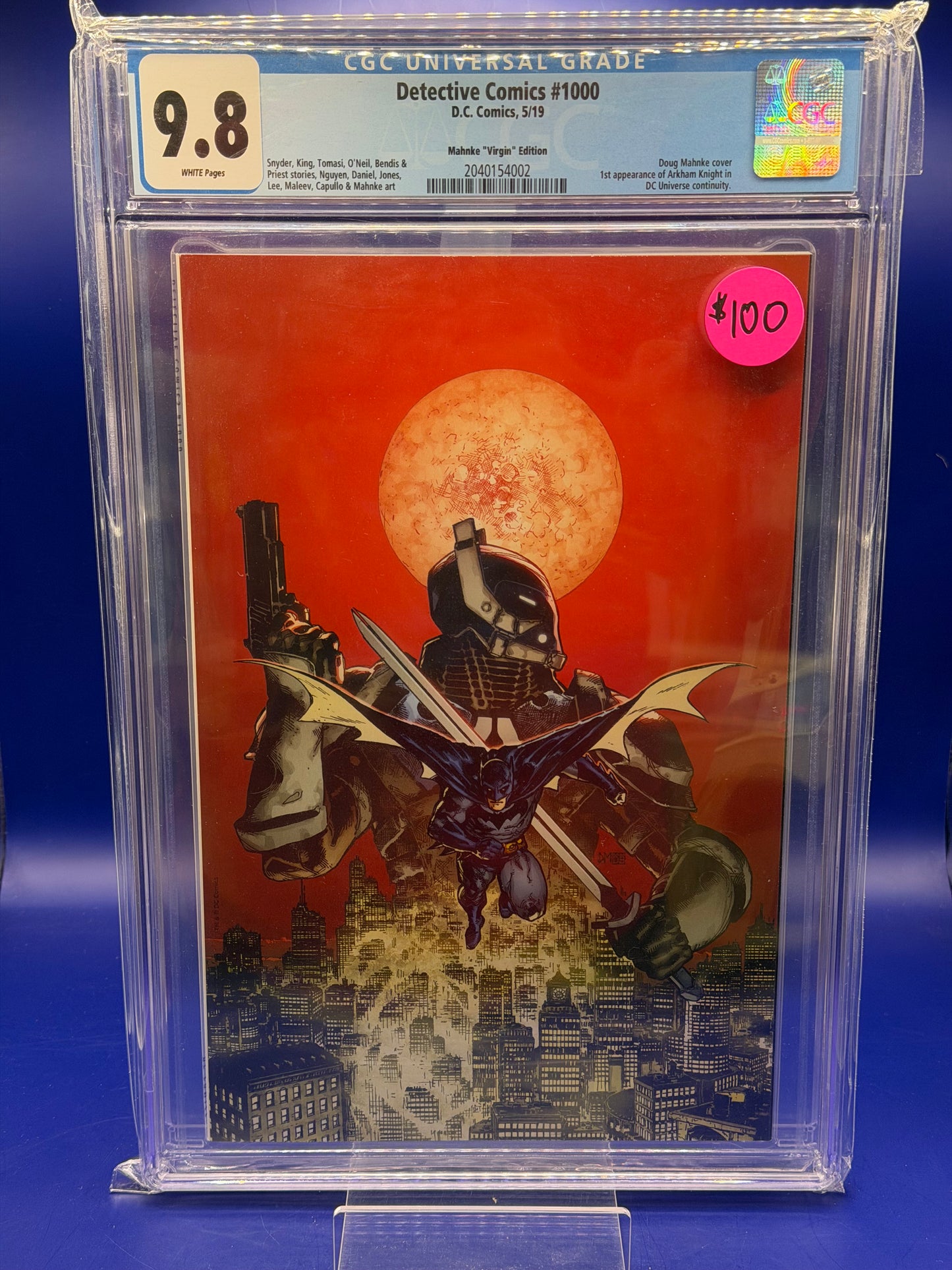 Detective Comics #1000 Mahnke Virgin Slabbed 9.8