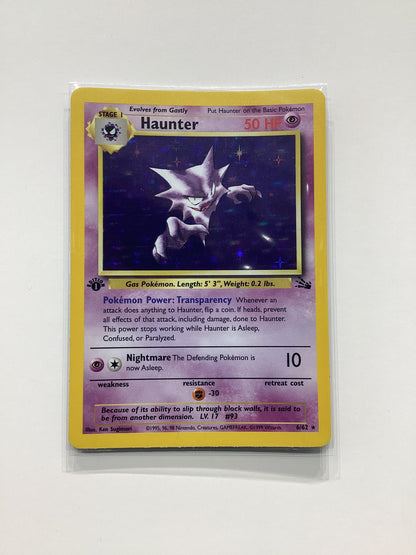Haunter (6/62) Fossil - 1st Edition Holo