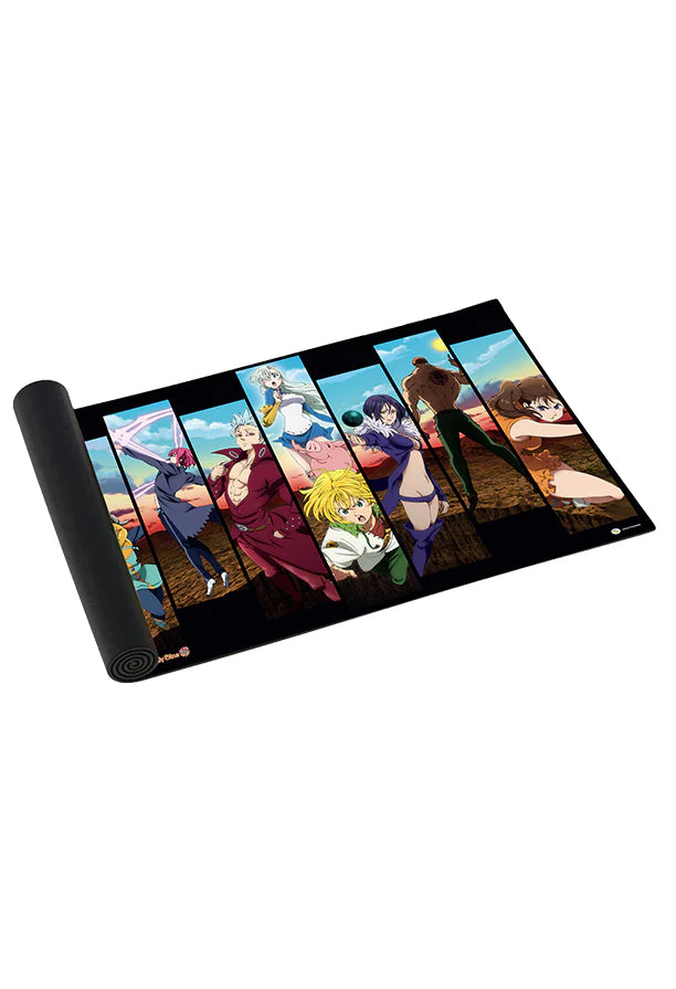 Officially Licensed The Seven Deadly Sins Playmat - Heroes Team