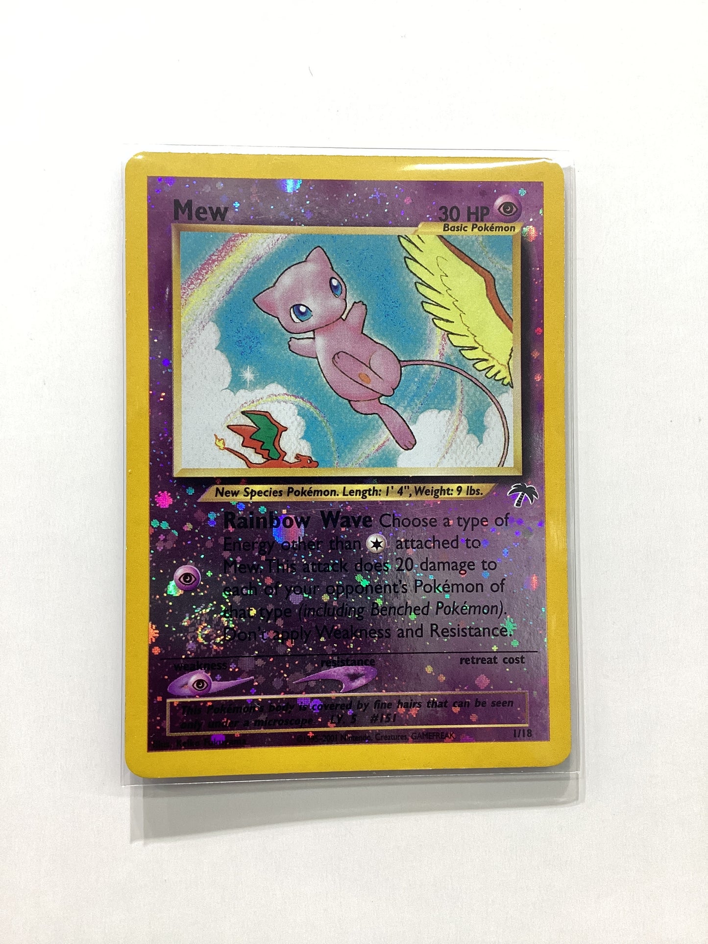 Mew (1/18) Southern Islands - Reverse Holo Promo