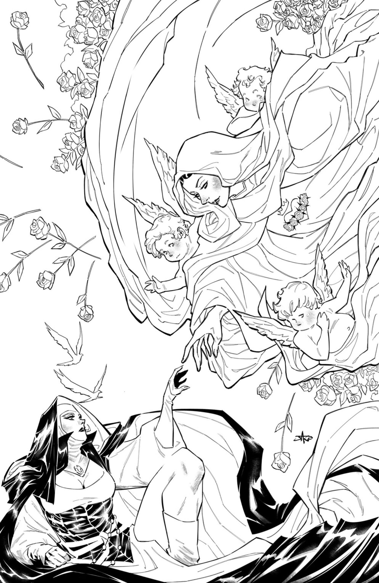 Marian Heretic #4 D Unlimited Variant (Full Art, Jaro)