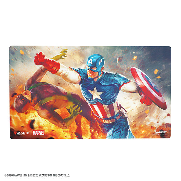 MTG: Playmat - Marvel Super Heroes - Captain America, Super Soldier