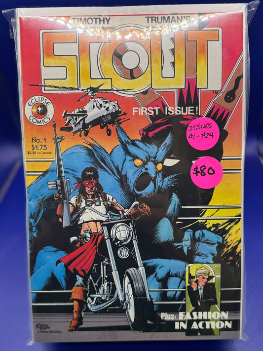 Scout by Eclipse Comics Bundle (#1-#24)