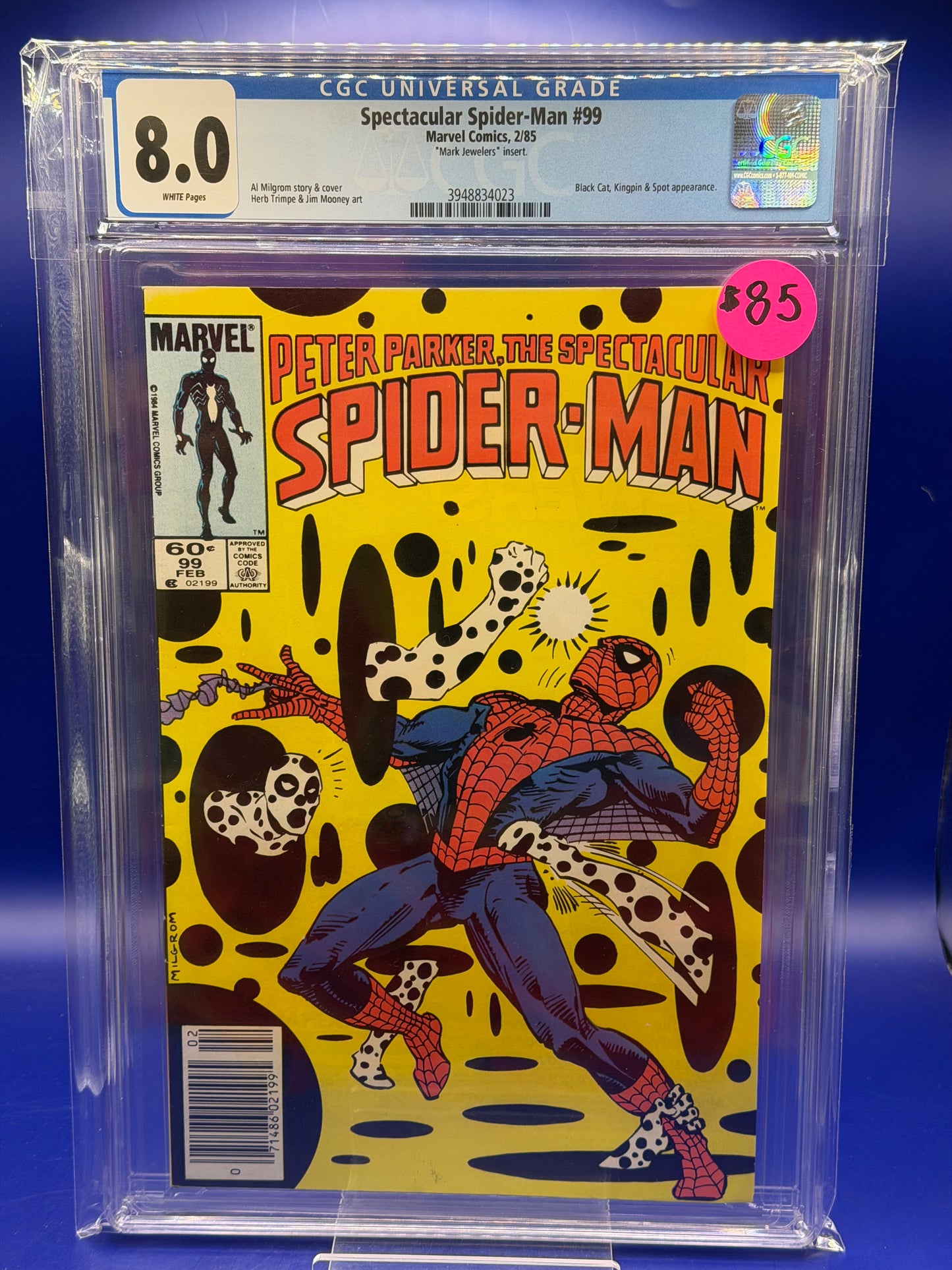 Spectacular Spider-Man #99 Slabbed 8.0