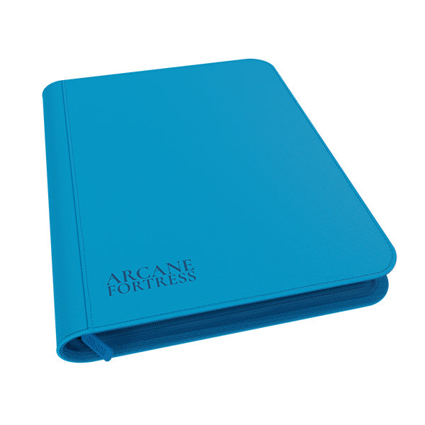 Arcane Fortress: 9-Pocket Zippered Binder - Neon Blue