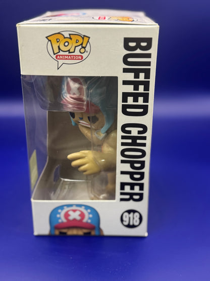 Funko Pop!  Buffed Chopper 918  Spring Convention 2021 Exclusive Sticker w/ hard protector