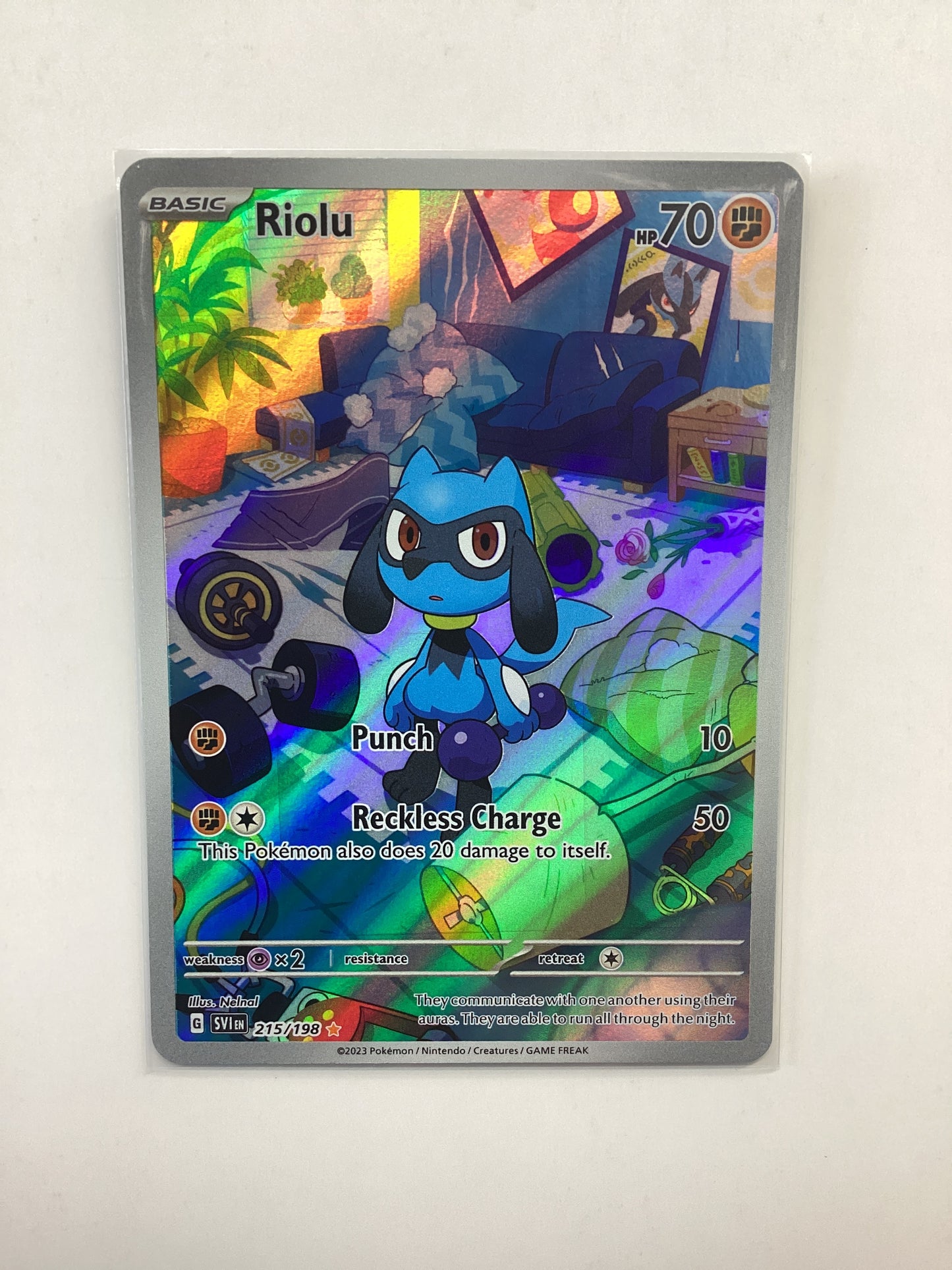 Riolu (215/198) Scarlet & Violet Base Set - Illustration Rare