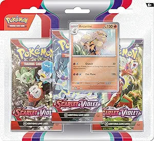 POKEMON TCG: Scarlet and Violet: Obsidian Flames: 3 Pack Booster Blister