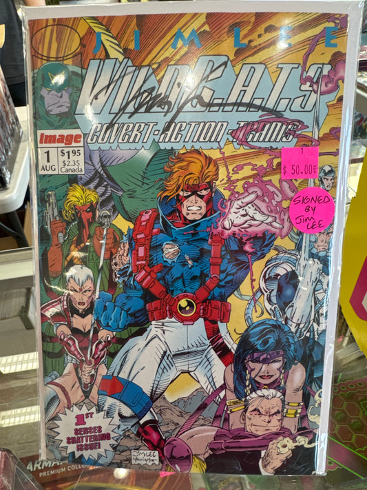 WildC.A.T.S 1 signed by Jim Lee