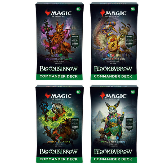 Magic Bloomburrow Commander Deck Set