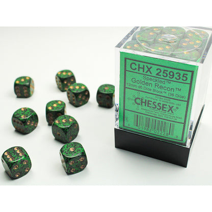 12mm D6 Dice Block War Pips