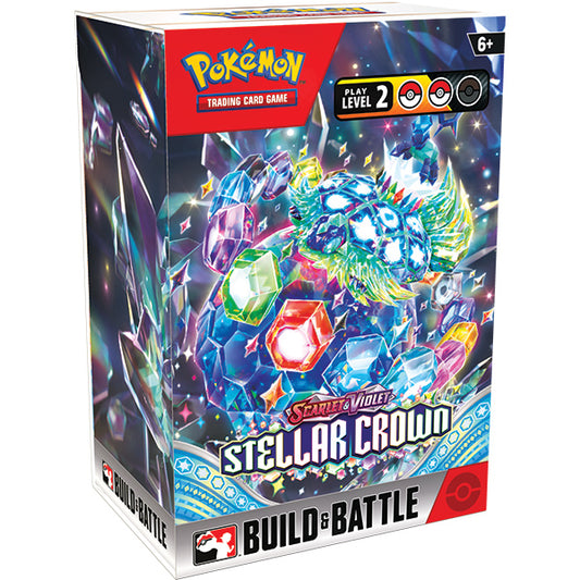 Pokemon TCG: Scarlet & Violet 07 Stellar Crown- Build & Battle Box Display