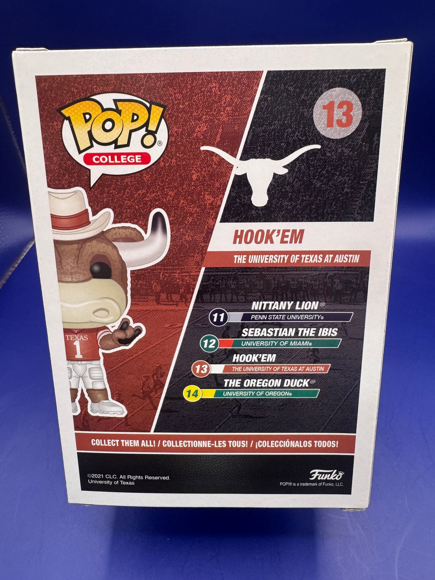 Funko Pop! Vinyl: College Mascots - Hook'Em #13