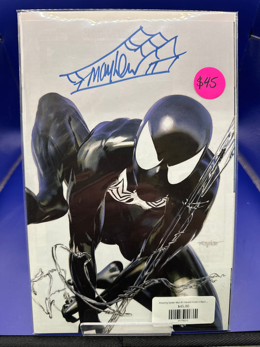 Amazing Spider-Man #1 Variant Cover C Black Suit Variant Signed w/COA