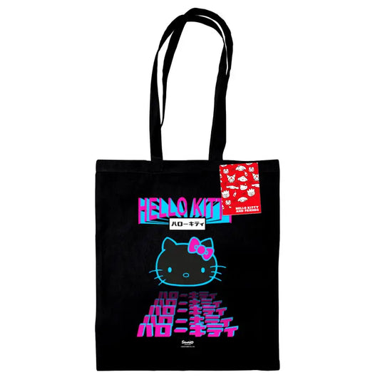Tokyo Neon Black Tote