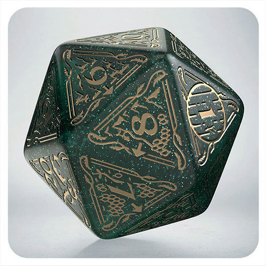 Jumbo Spindown D20: The Hobbit TCG Dice - Verdant