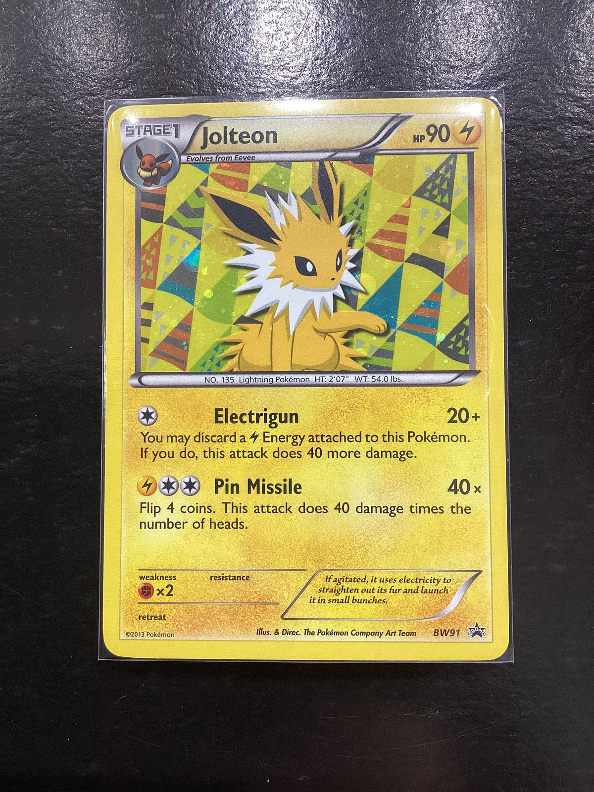 Jolteon (BW91) Black & White Promo - Holo Rare