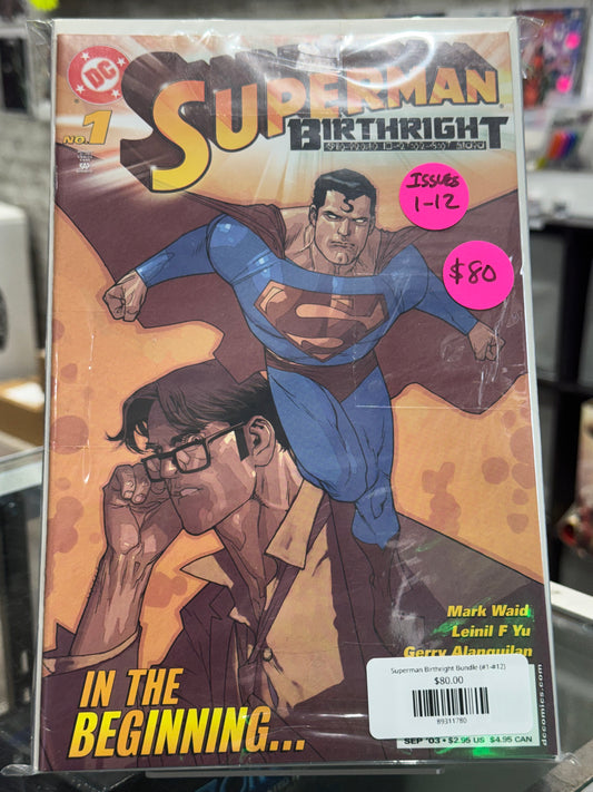 Superman Birthright Bundle (#1-#12)