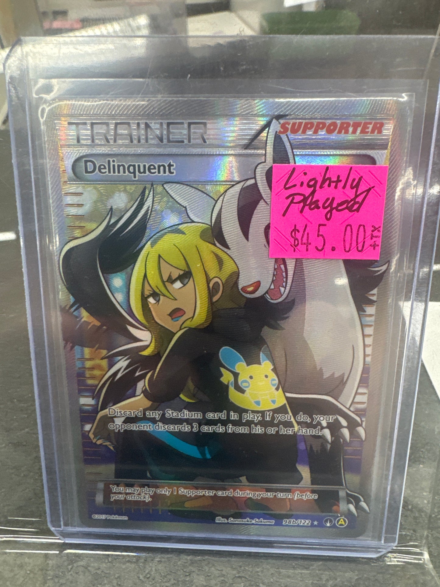 Delinquent (98b/122) Alternate Art Promo 2017