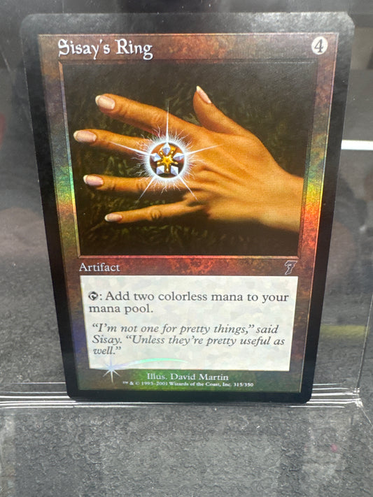 Sisay's ring (7th edition foil)