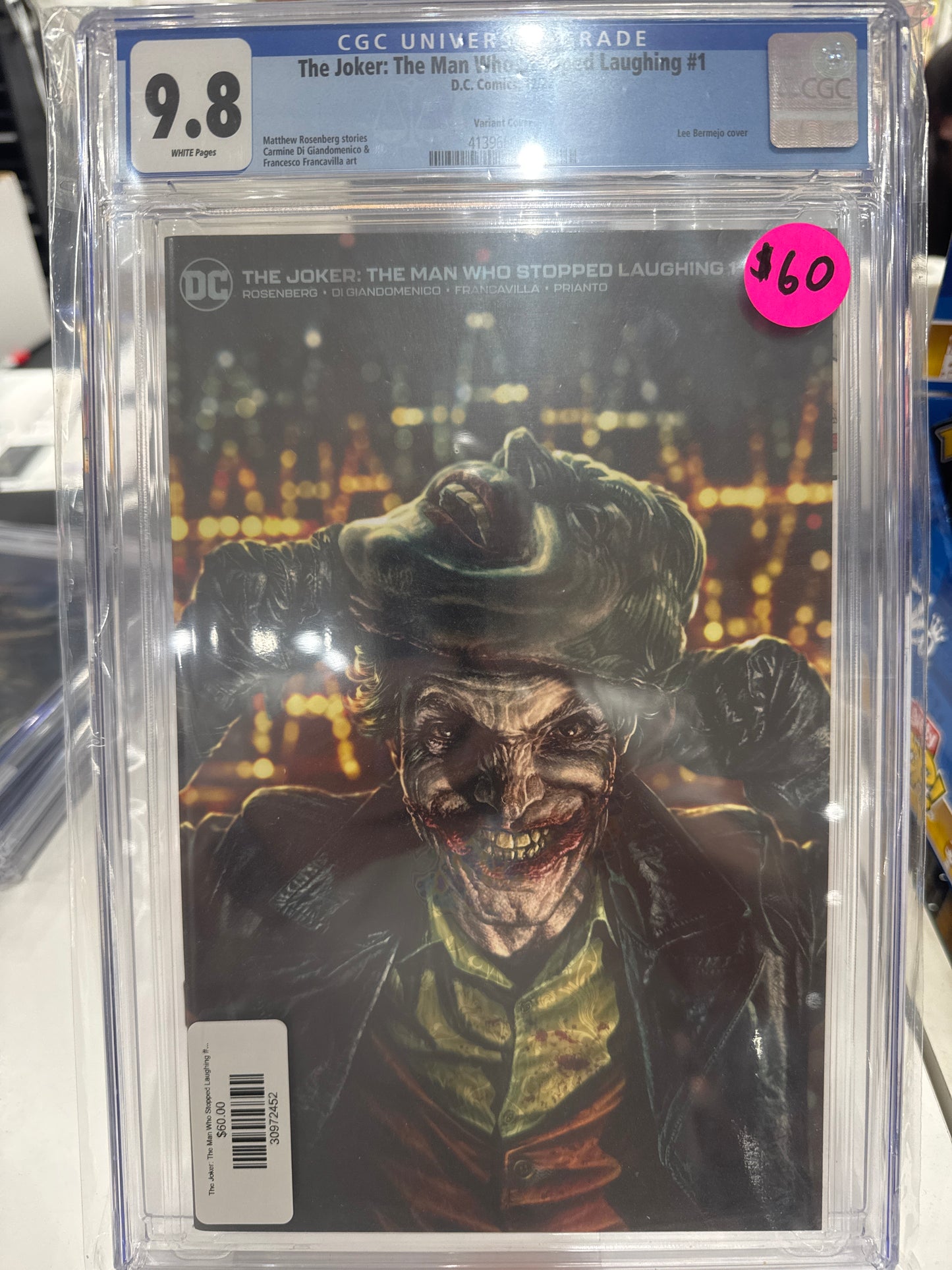 The Joker: The Man Who Stopped Laughing #1 Slabbed 9.8