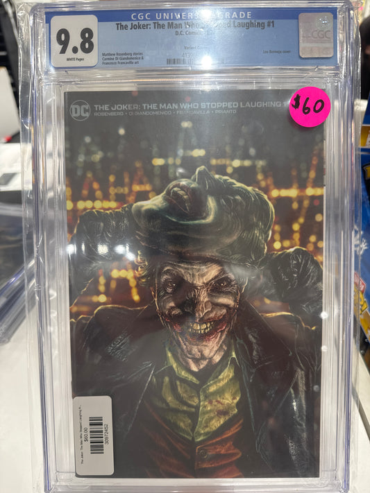 The Joker: The Man Who Stopped Laughing #1 Slabbed 9.8