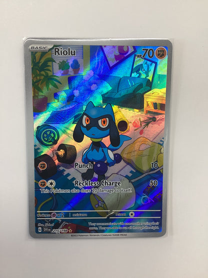 Riolu (215/198) Scarlet & Violet Base Set - Illustration Rare