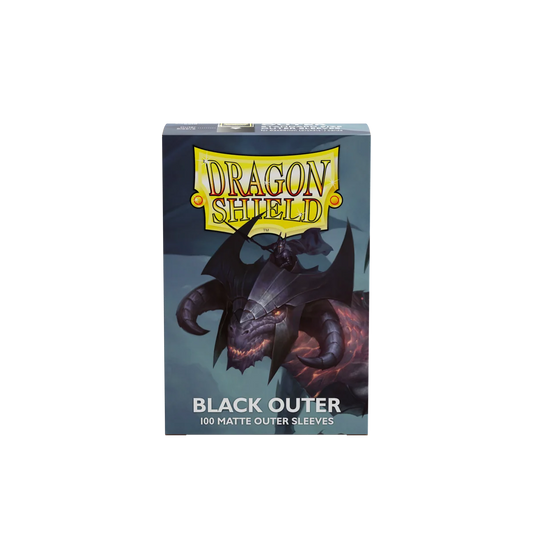 Dragon Shield: Matte Black Outer Sleeves - 100ct