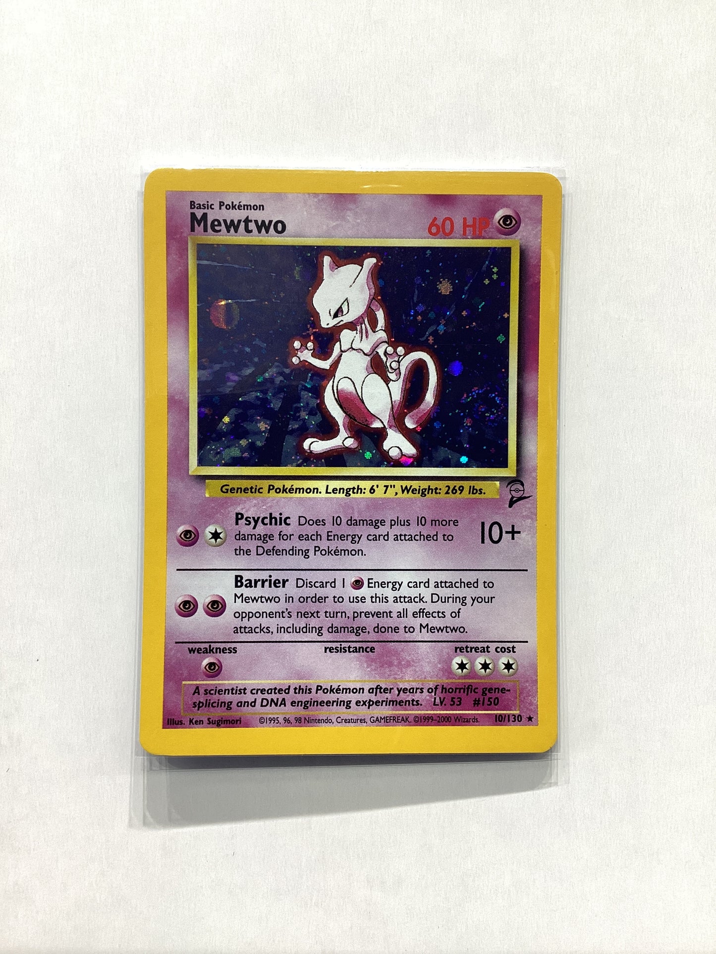 Mewtwo (10/130) Base Set 2 - Holo Rare