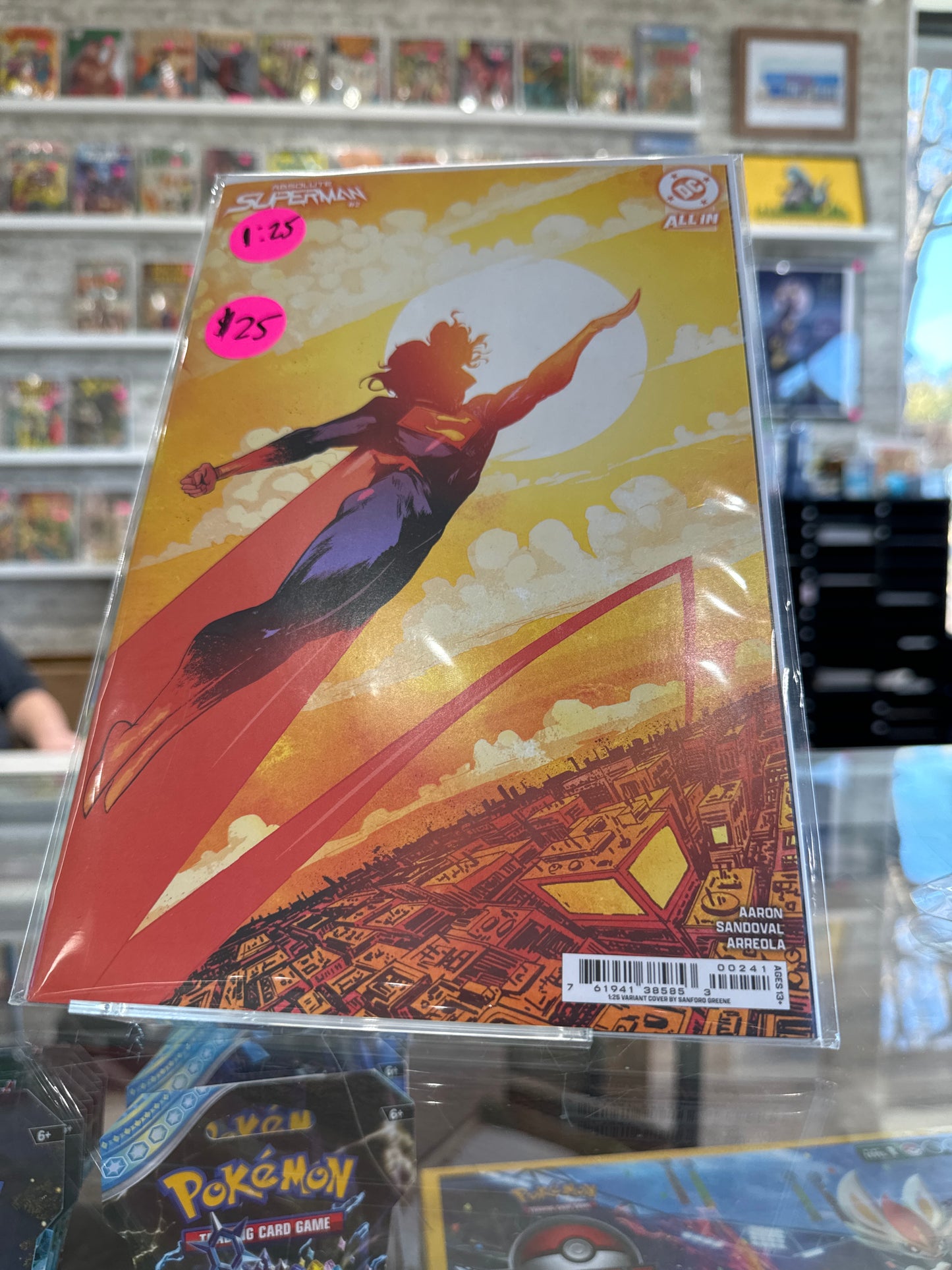 Absolute Superman #2 Cover D 1 in 25 Sanford Greene Card Stock Variant