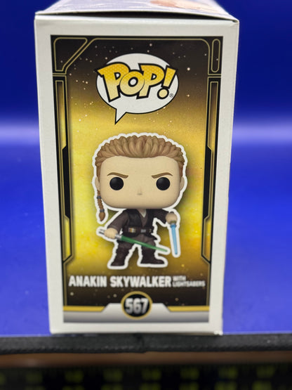 Funko Pop! Anakin Skywalker With Lightsabers #567 - Fall Con 2022