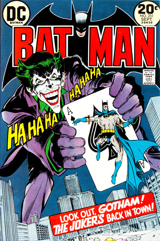 Batman Comic Book #251 'the Joker Five-Way Revenge!'