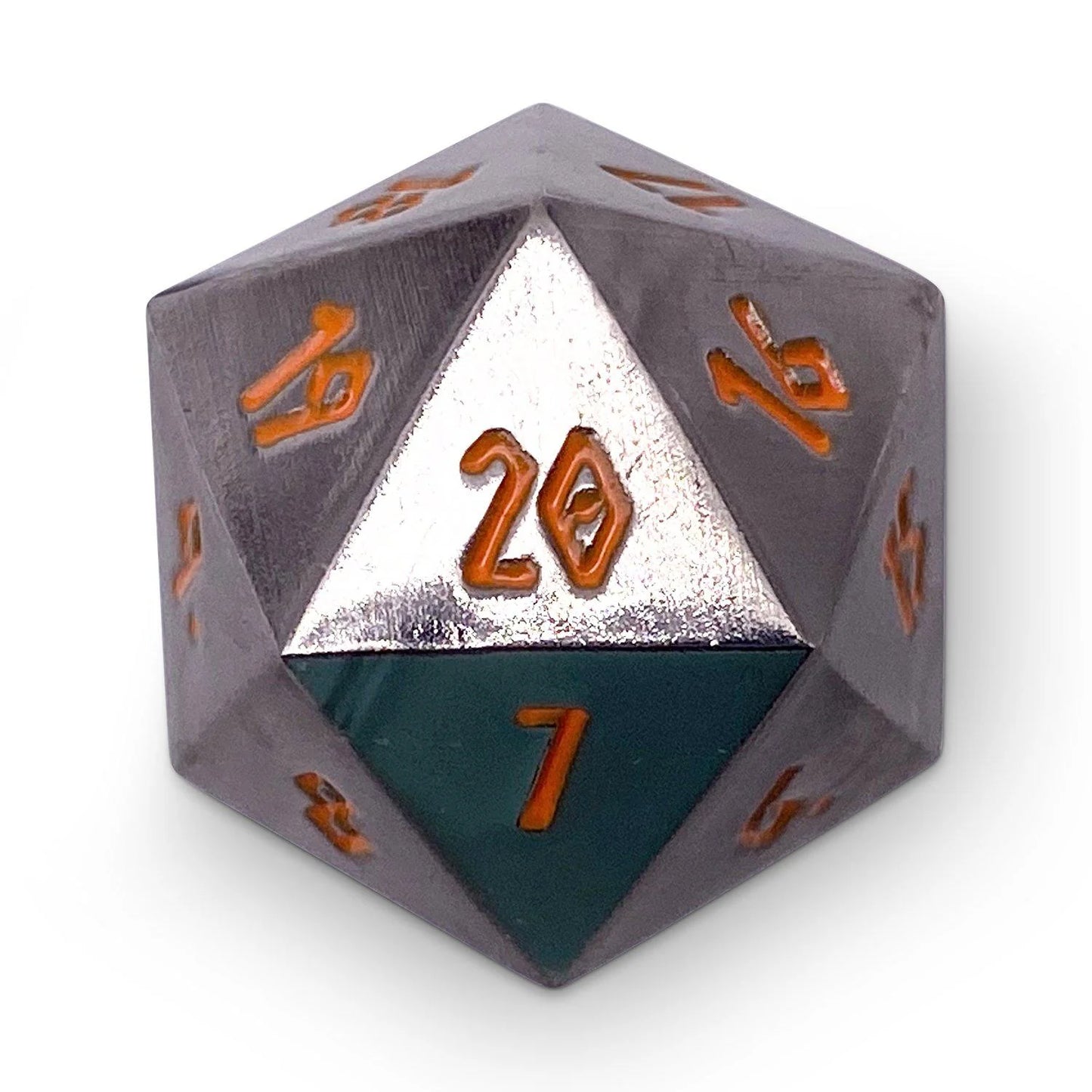 BLACK LAVA METAL COUNTDOWN DICE 25MM