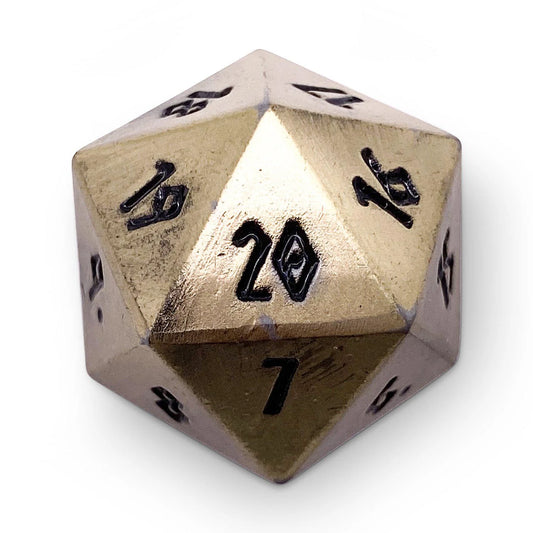 Bronze Dragon Scale Metal Countdown Dice 25mm BRONZE DRAGON SCALE METAL COUNTDOWN DICE 25MM