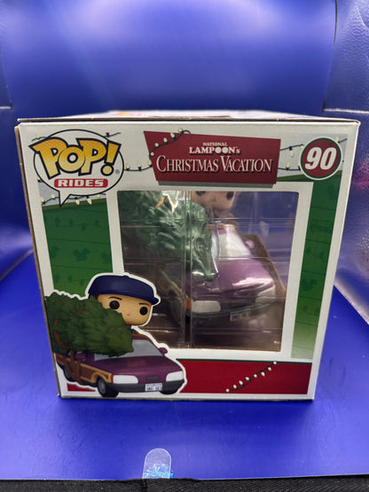 Funko Pop! Rides: Clark Griswold with Station Wagon - Walmart (Exclusive) #90