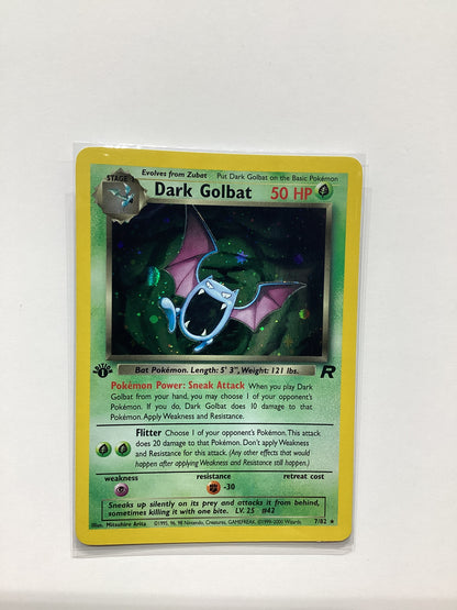 Dark Golbat (7/82) Team Rocket - 1st Ed. Holo