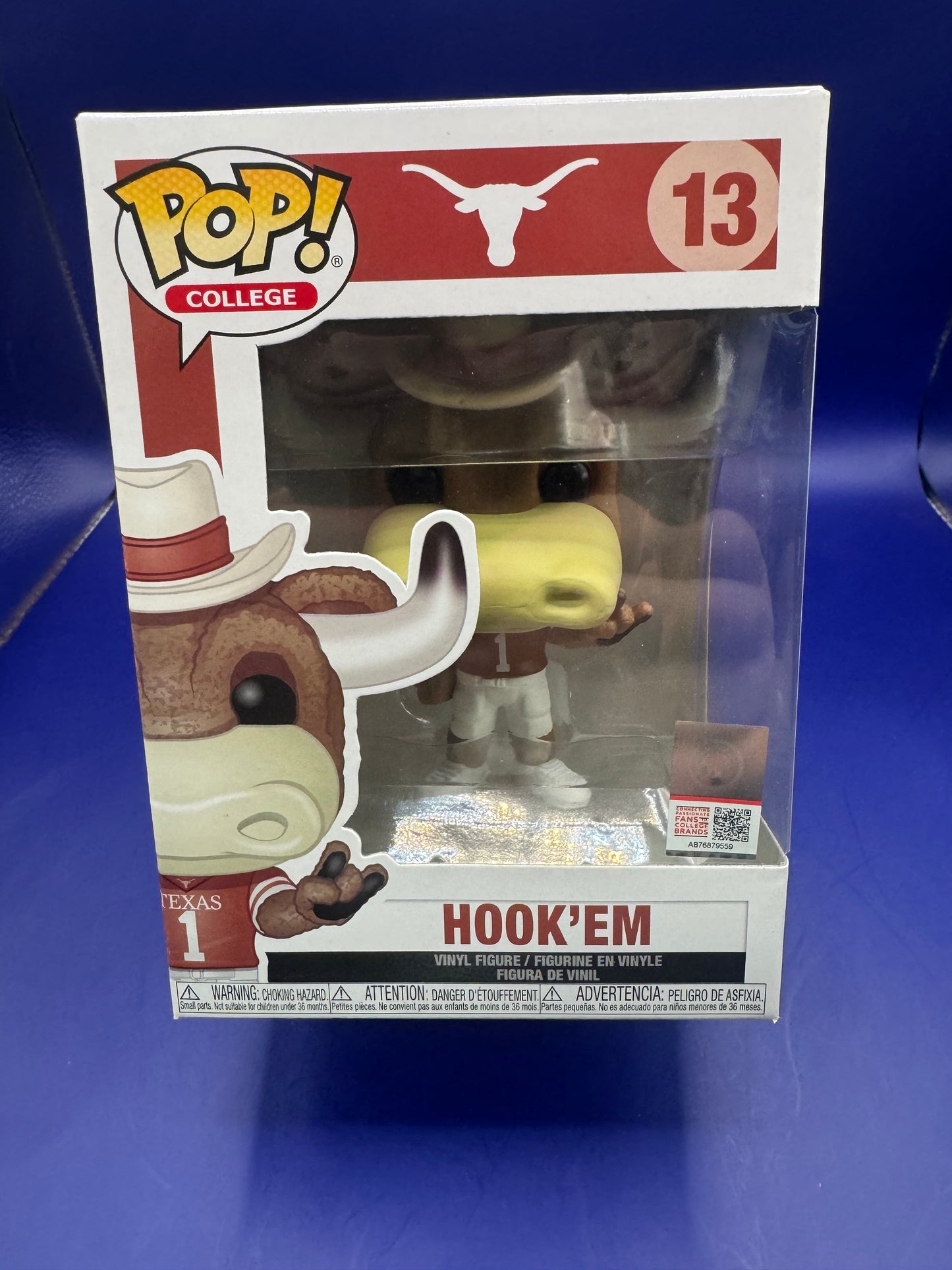 Funko Pop! Vinyl: College Mascots - Hook'Em #13