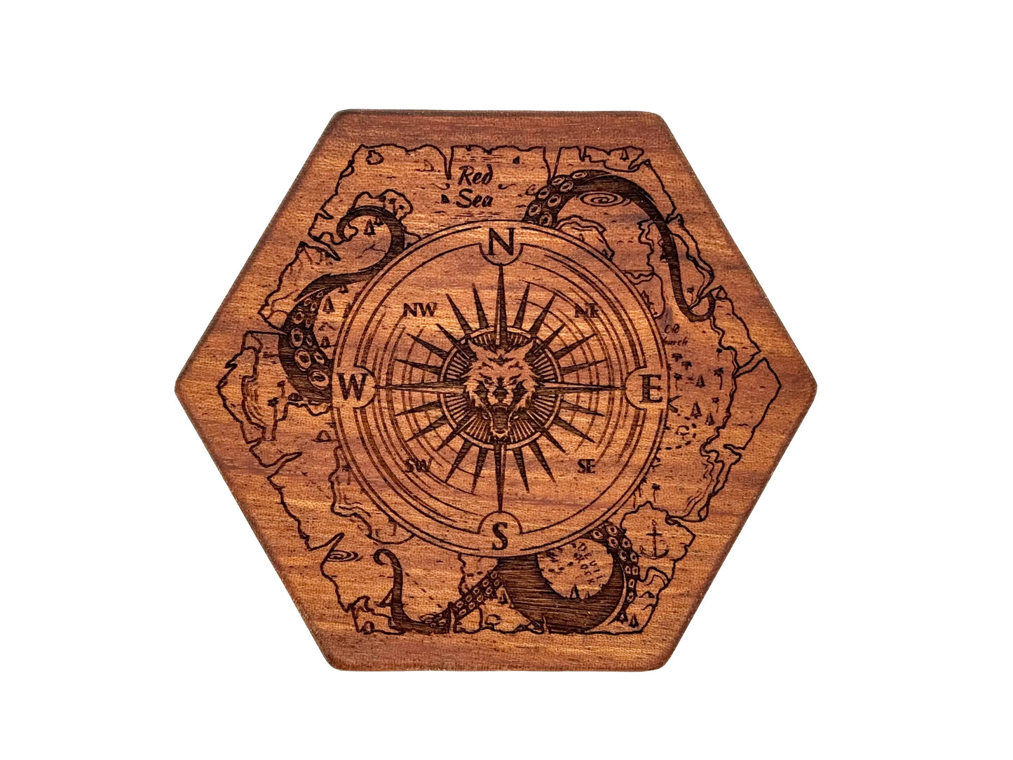 Norse Foundry Carved Wooden Dice Chest