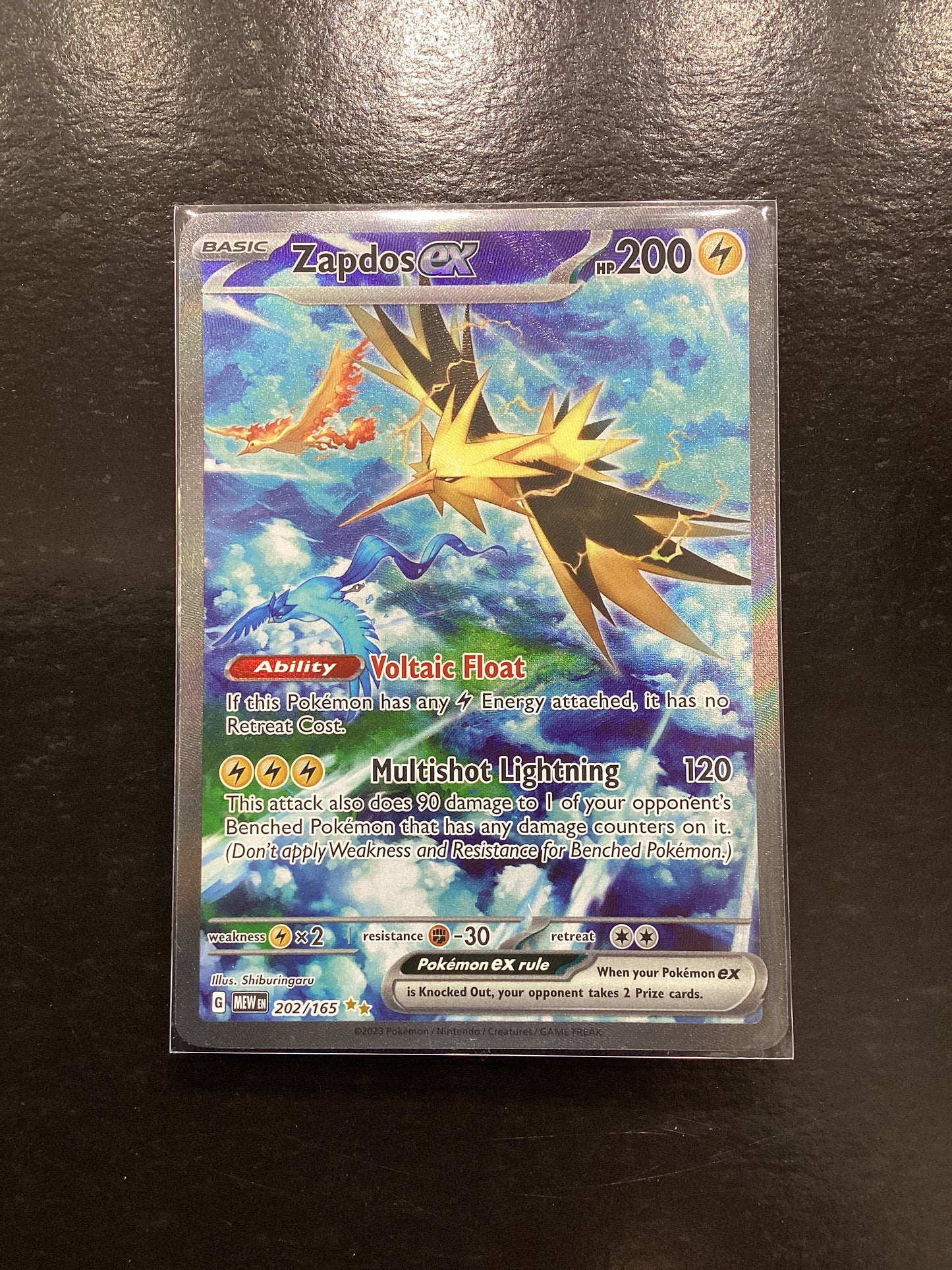 Zapdos ex (202/165) SV:151 - Special Illustration Rare
