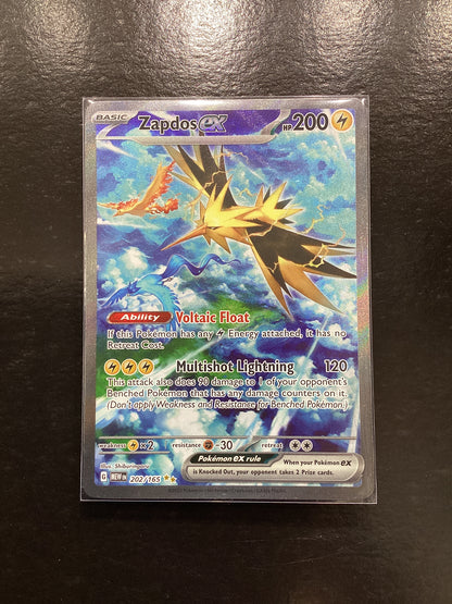 Zapdos ex (202/165) SV:151 - Special Illustration Rare