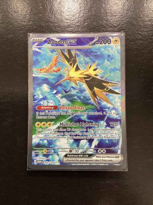 Zapdos ex (202/165) SV:151 - Special Illustration Rare