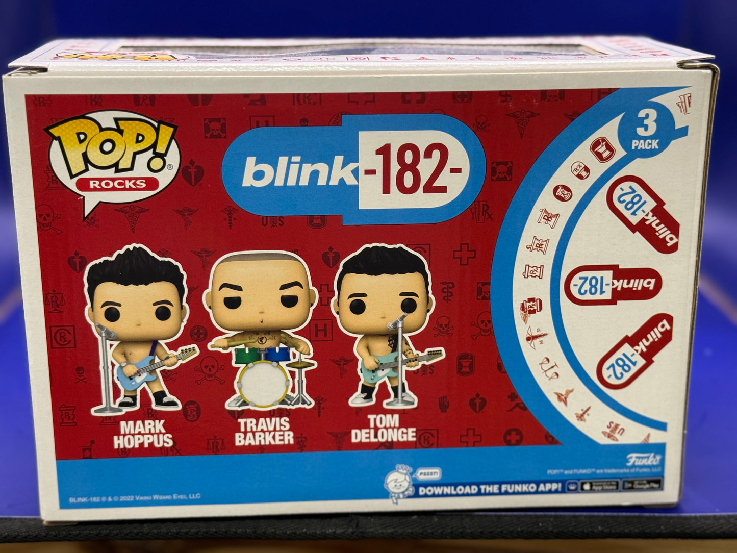 Funko Pop! Vinyl: Mark Hoppus / Travis Barker / Tom Delonge - 3 Pack