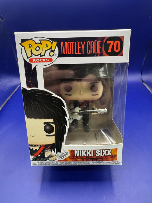 Funko Pop! Rocks: Motley Crue - Nikki Sixx #70