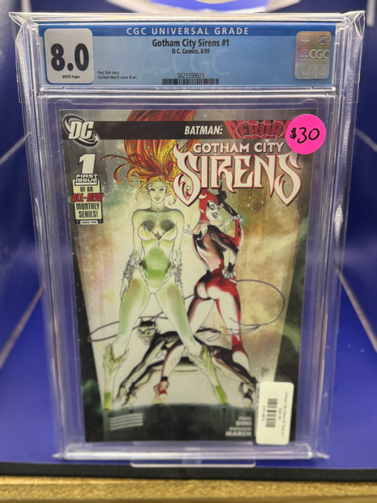 Gotham City Sirens #1 Slab 8.0