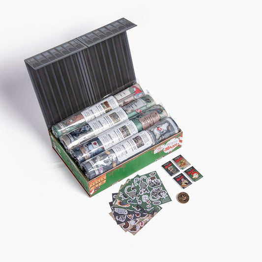 World of Trash - Trash Day Managers Special" Deskmats Collectible Gift Set